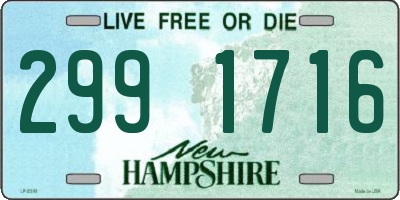 NH license plate 2991716