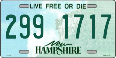 NH license plate 2991717