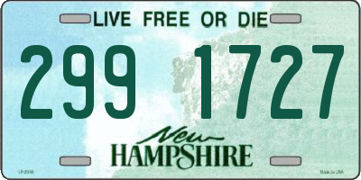 NH license plate 2991727