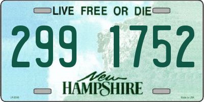 NH license plate 2991752