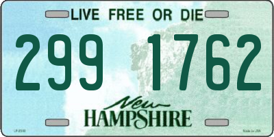NH license plate 2991762