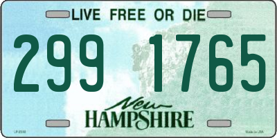 NH license plate 2991765