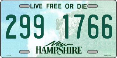 NH license plate 2991766