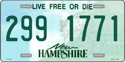 NH license plate 2991771
