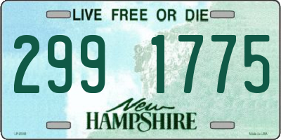 NH license plate 2991775