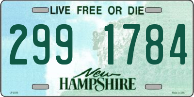 NH license plate 2991784