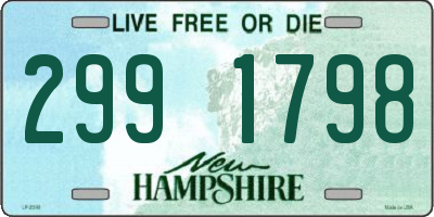 NH license plate 2991798