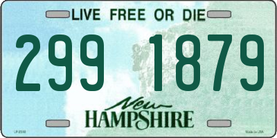 NH license plate 2991879
