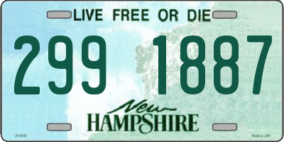 NH license plate 2991887