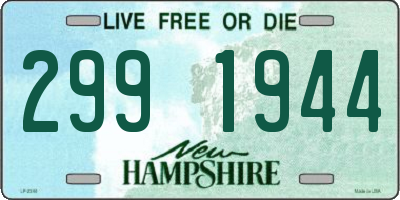 NH license plate 2991944