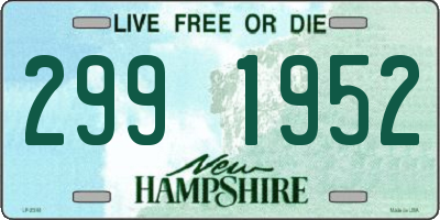 NH license plate 2991952