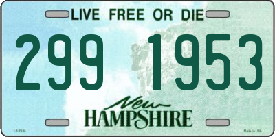 NH license plate 2991953