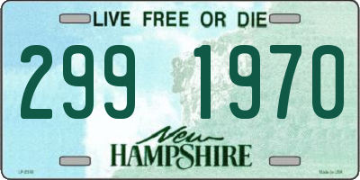 NH license plate 2991970