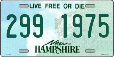 NH license plate 2991975