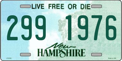 NH license plate 2991976