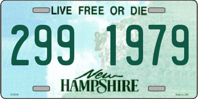 NH license plate 2991979