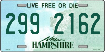 NH license plate 2992162