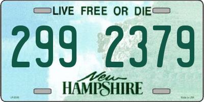 NH license plate 2992379