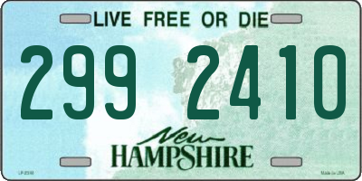 NH license plate 2992410