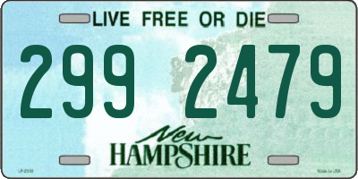 NH license plate 2992479