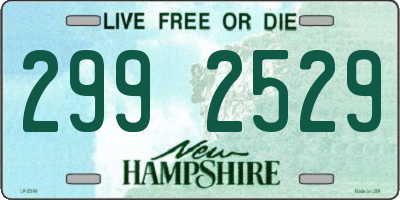 NH license plate 2992529