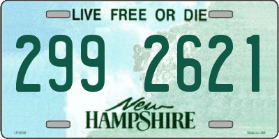 NH license plate 2992621