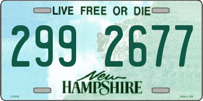 NH license plate 2992677