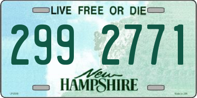 NH license plate 2992771