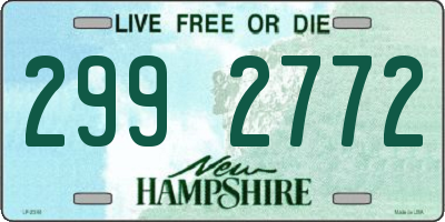 NH license plate 2992772