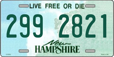NH license plate 2992821