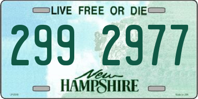 NH license plate 2992977