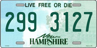 NH license plate 2993127