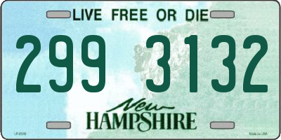 NH license plate 2993132