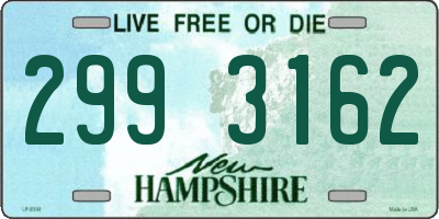 NH license plate 2993162