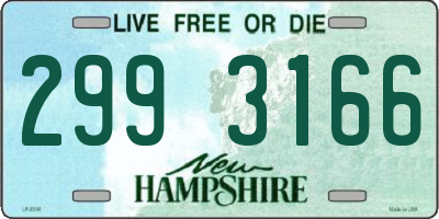 NH license plate 2993166