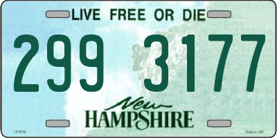 NH license plate 2993177