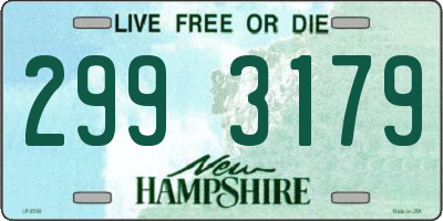 NH license plate 2993179