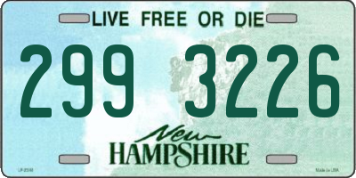 NH license plate 2993226