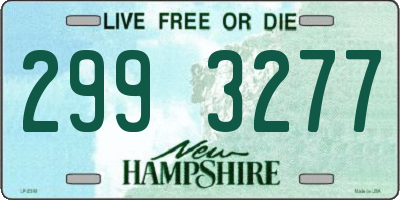 NH license plate 2993277
