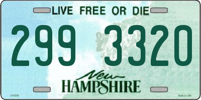 NH license plate 2993320