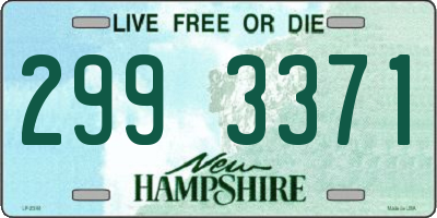 NH license plate 2993371