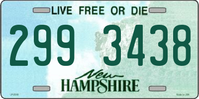 NH license plate 2993438