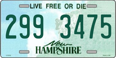 NH license plate 2993475