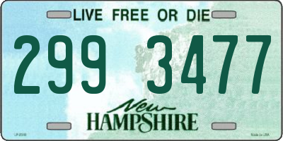 NH license plate 2993477
