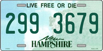 NH license plate 2993679