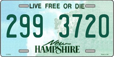 NH license plate 2993720
