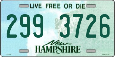 NH license plate 2993726