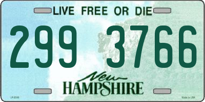 NH license plate 2993766