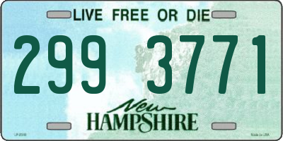 NH license plate 2993771