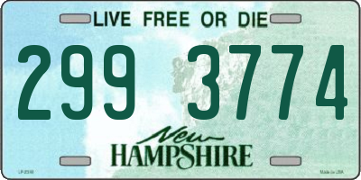 NH license plate 2993774